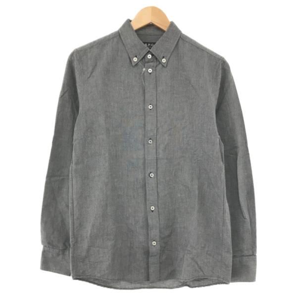 A.P.C. ボタンダウンシャツ XS グレー
