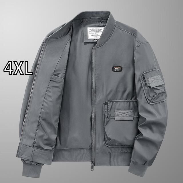 [4XL]メンズ  服 シンプル ファッション オシャレ 大人 かっこいい 大きいサイズ ストリート 紳士服 ジャケット 春秋 カジュアル  機能的 ベースボール