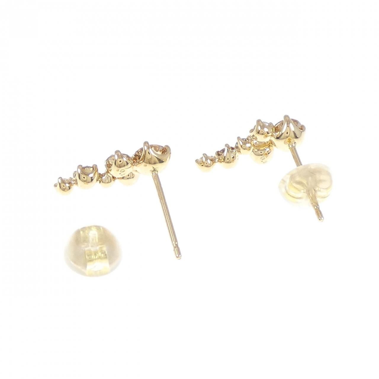 ダイヤモンド　フープピアス 18WG 0.2ct ブルガリ B.zero1 フープピアス ピアス （5%OFFクーポン対象
