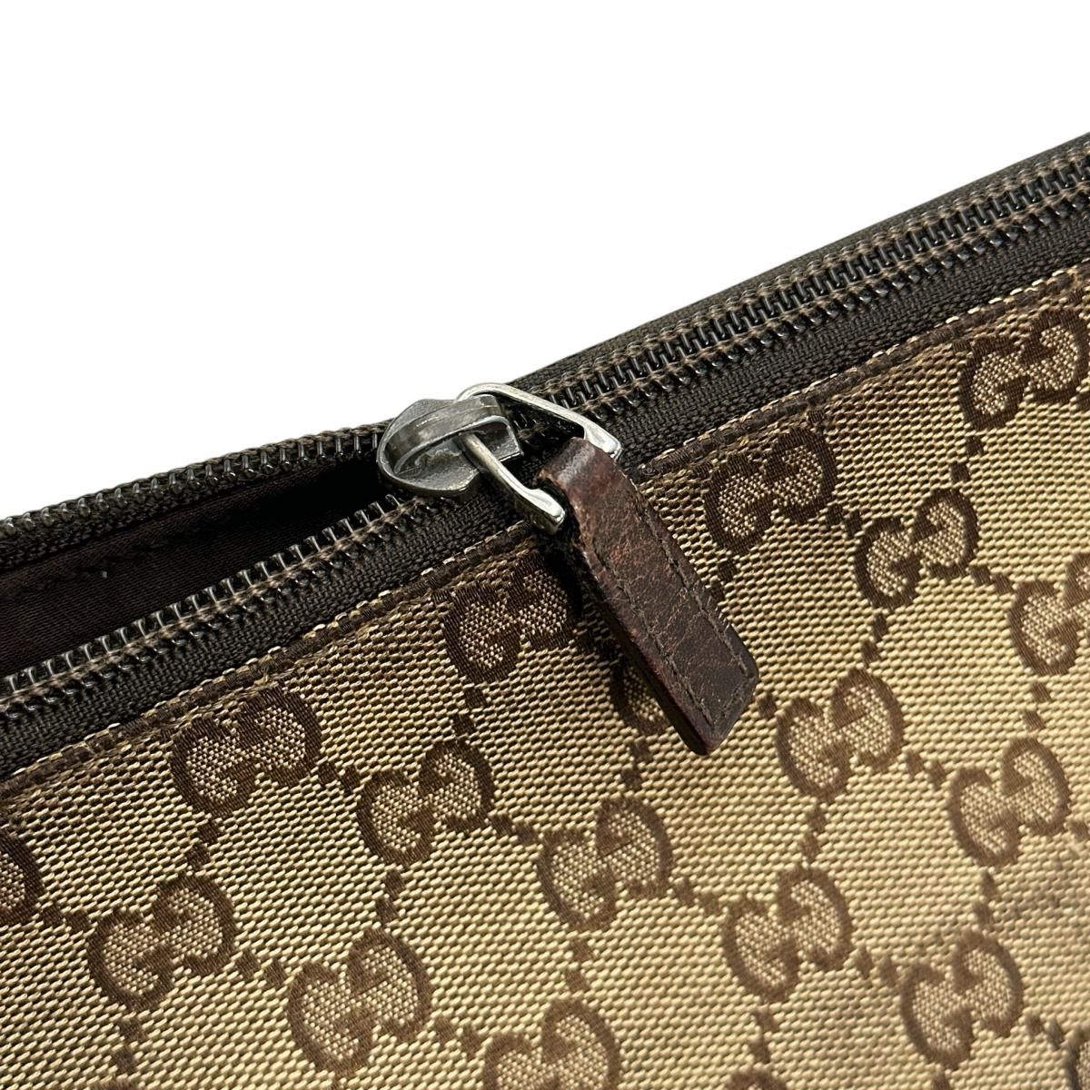 GUCCI GGクリスタル ショルダーバッグ 145857 001013 GUCCI - グッチ 145857 001013 ショルダーバッグ ブラウン GUCCI