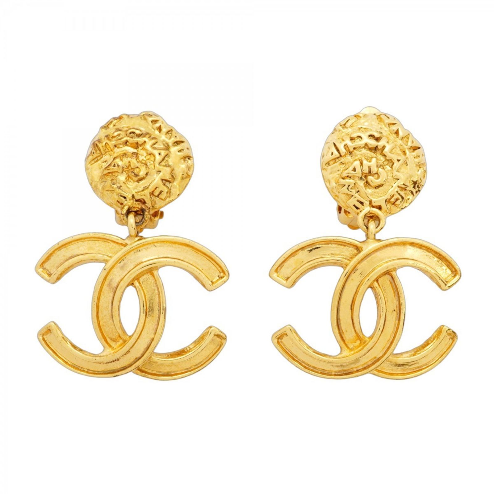 シャネル Chanel シャネル イヤリング ココマーク シャネル GPメッキ ゴールドレディース