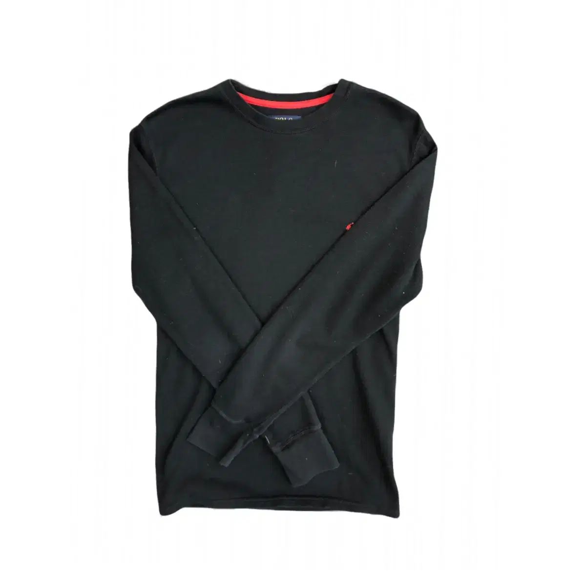 ポロ Ralph Lauren ラルフローレン ワッフルプルオーバー 黒