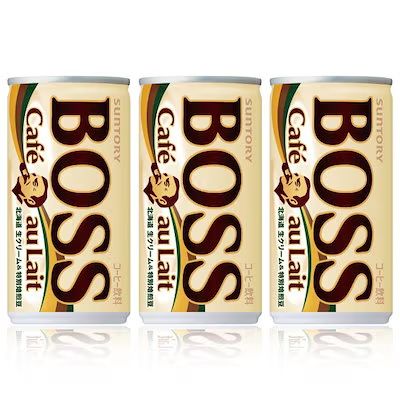 90本 ボス カフェオレ 缶 185g 30本 3箱 サントリー BOSS