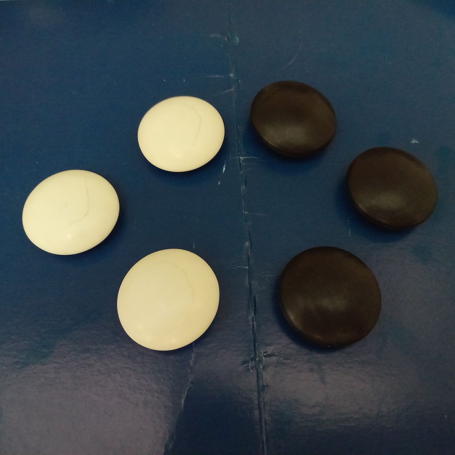 X08076 碁石(菊特上) 任天堂 プラスチック製 プラスチック碁笥付き 菊