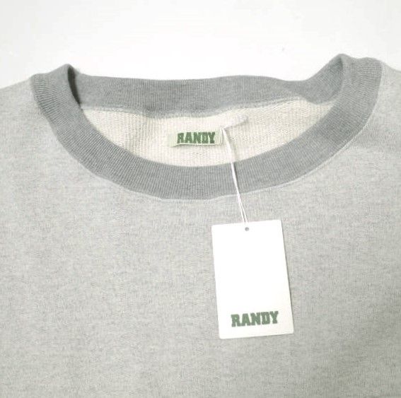 新品 RANDY ランディ 25SS 日本製 THROW ビッグスウェットシャツ