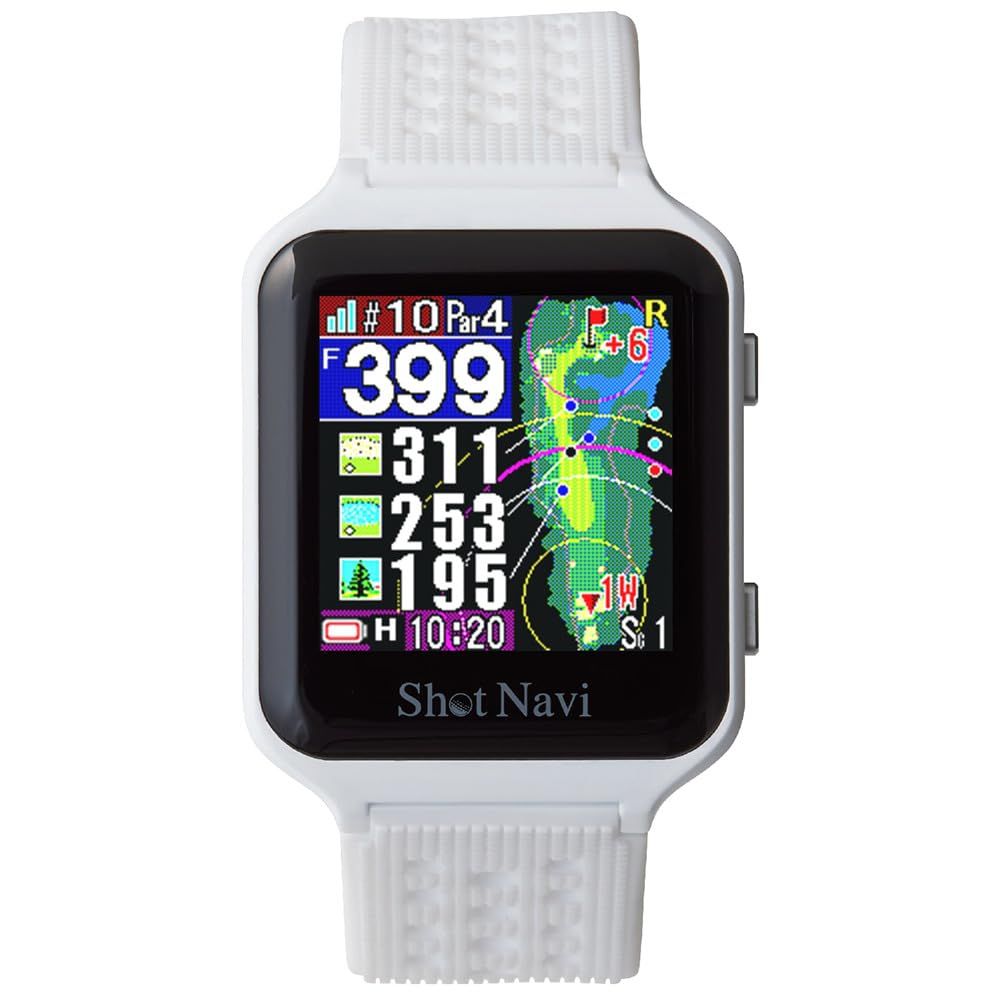 Shot Navi AIR(ショットナビ) ホワイト タッチパネル Shot Navi AIR(ショットナビ) ホワイト タッチパネル 驚愕の軽さ！わずか