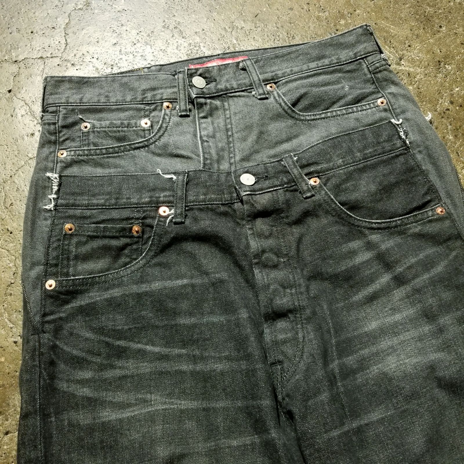 JUNYA WATANABE MAN 25ss ×LEVI'S ドッキングデニムパンツ S