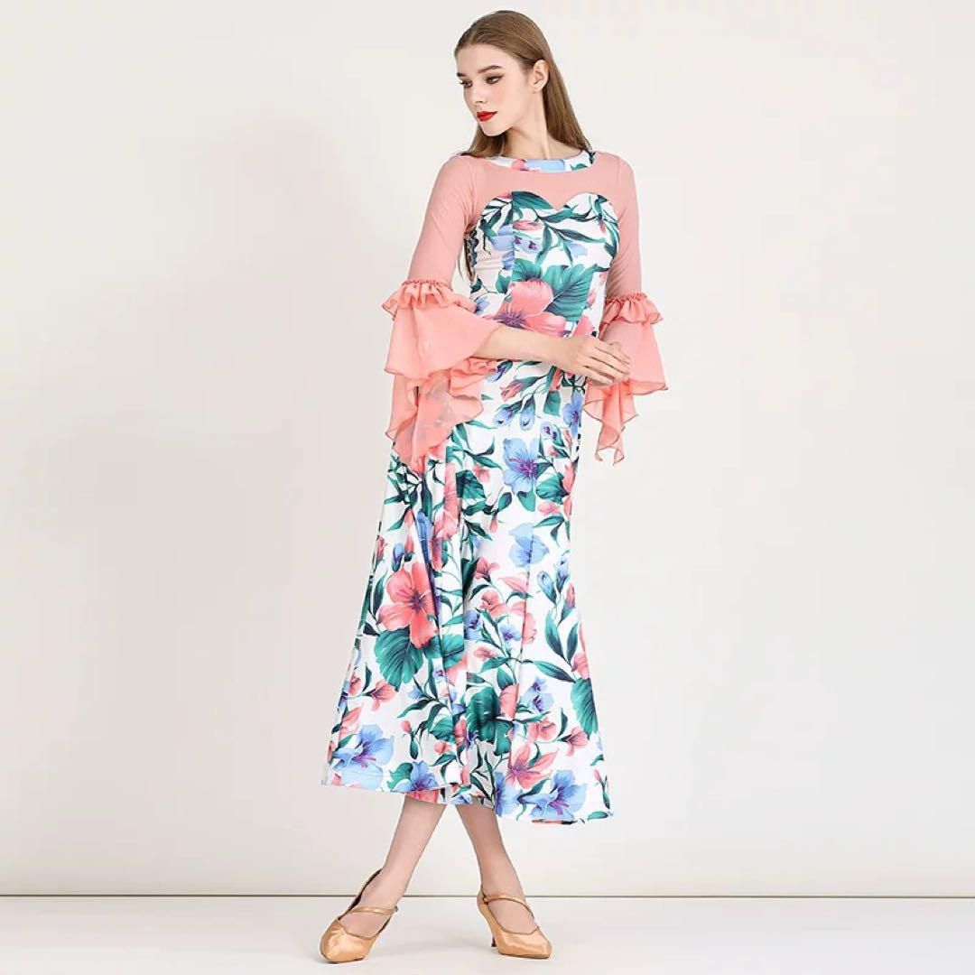 ダンス練習着?スタンダード向けワンピース♪ちょっとしたダンス