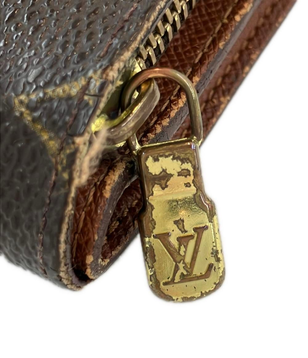 LOUIS VUITTON ルイヴィトン パピエジップ モノグラム 二つ折り LOUIS VUITTON ルイ ヴィトン モノグラム ポルト パピエ ジップ