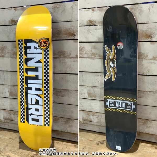 アンタイヒーロー デッキ ANTI HERO DECK TAXI TEAM SERIES 8.25