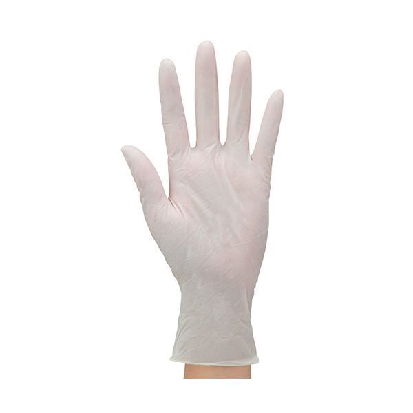 エステー モデルローブ No 981ニトリル使いきり手袋 粉付 L ホワイト 3箱