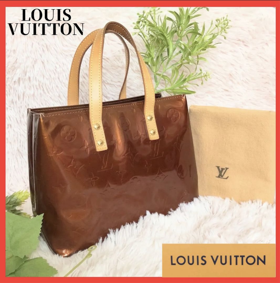 LOUIS VUITTON 】ルイヴィトン ヴェルニ リードPM ブラウン トートバッグ ハンドバッグ - メルカリ