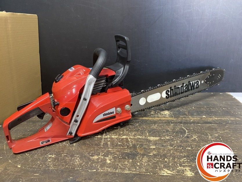 ○【中古品】新ダイワ E1145SP エンジンチェーンソー バーサイズ:45cm