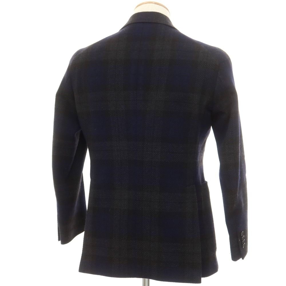 中古】タリアトーレ TAGLIATORE ウールコットン チェック ダブル