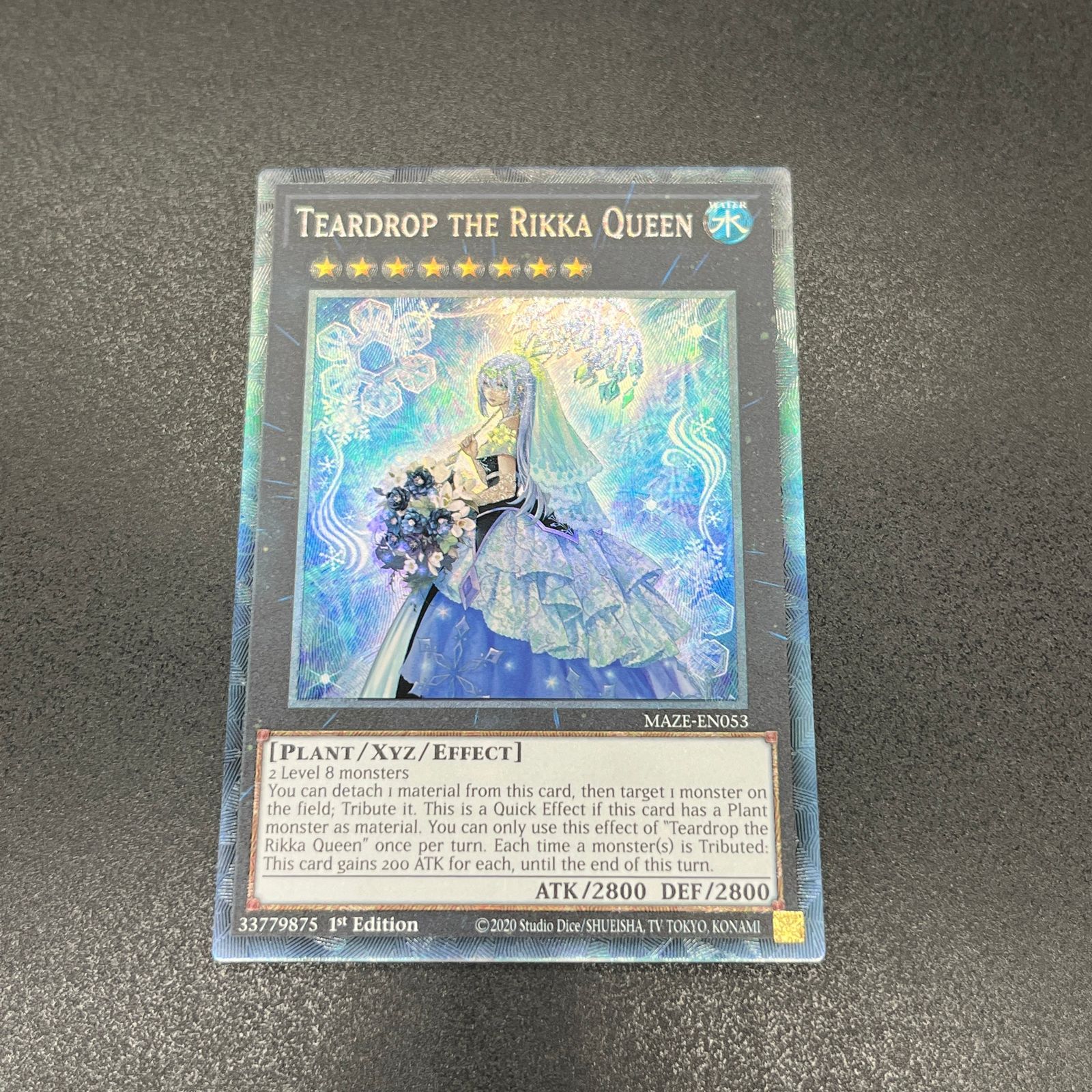 遊戯王　六花聖ティアドロップ　EU版(英語) シク　1st 3枚 遊戯王 六花聖ティアドロップ EU版(英語) シク 1st 3枚 - メルカリ