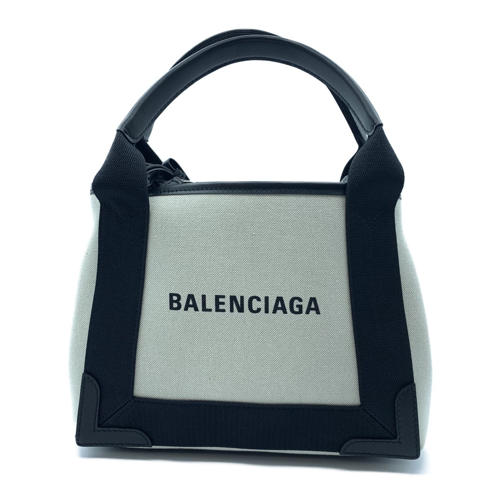 【新品・未使用】BALENCIAGA NAVY カバスハンドバッグXS　2WAY