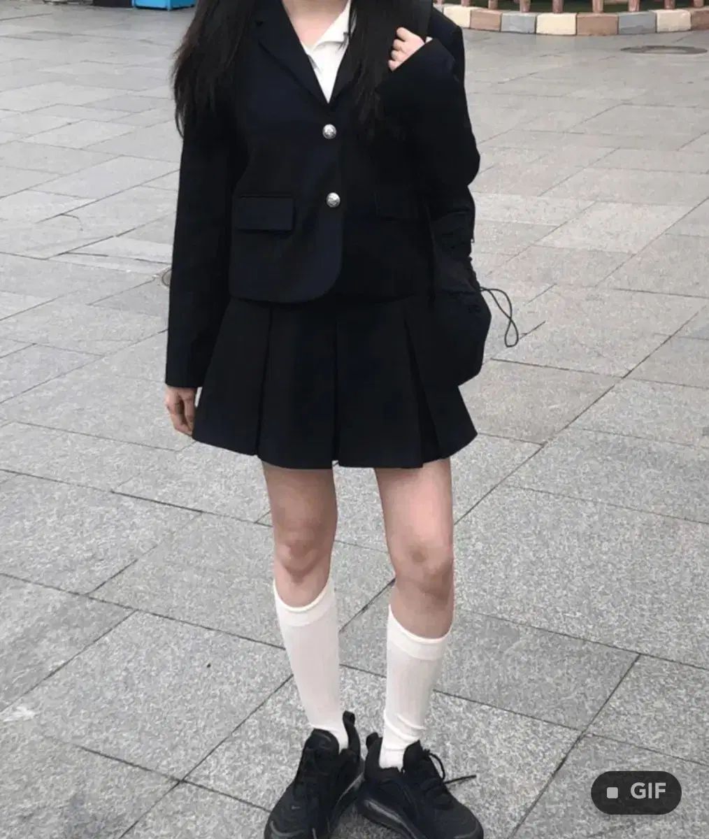 ティー ジュー メン チェヨン 2Way 芝 プレッピー セットアップ