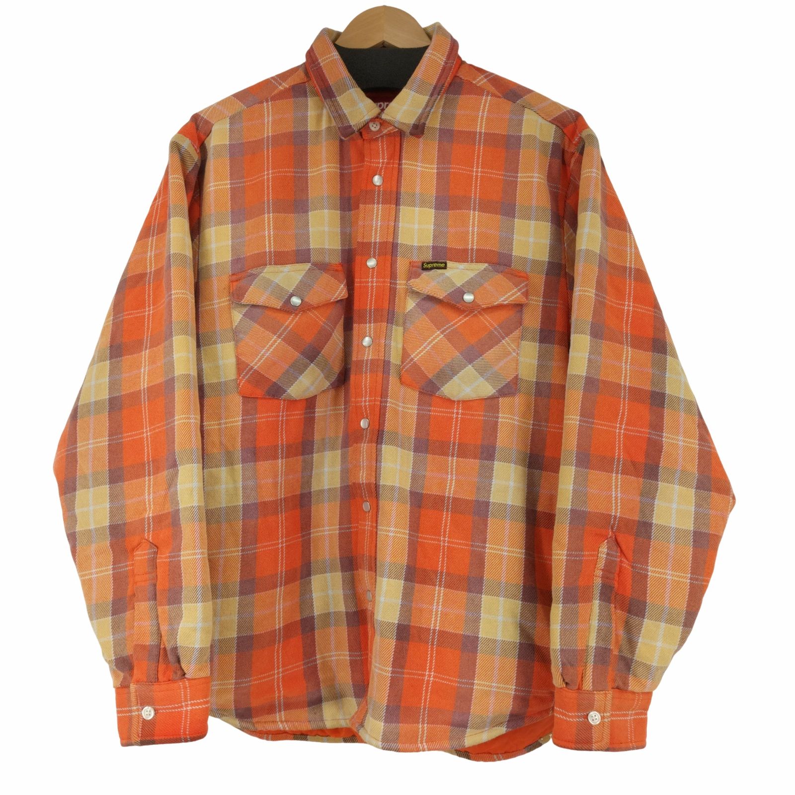 シュプリーム Supreme 24SS QUILTED FLANNEL SNAP SHIRT メンズ import：S 