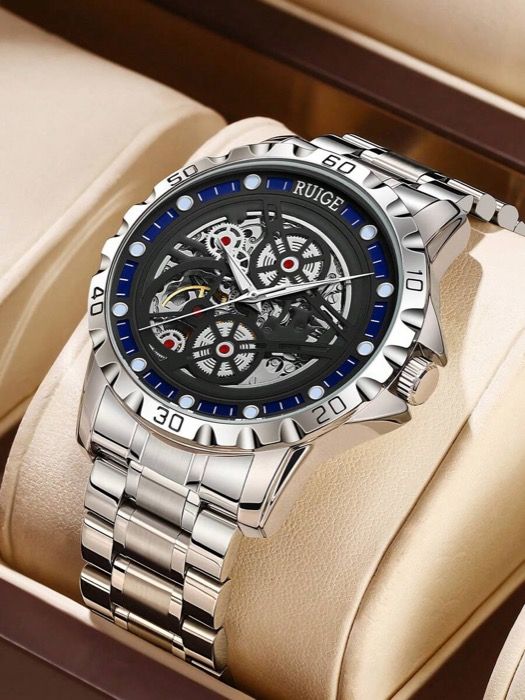 腕時計 メンズ 機械式 メンズ 自動巻き機械式腕時計 モダンスタイル ファッショナブルな発光カジュアルメンズウォッチ 中空スポーツメンズギフト腕時計