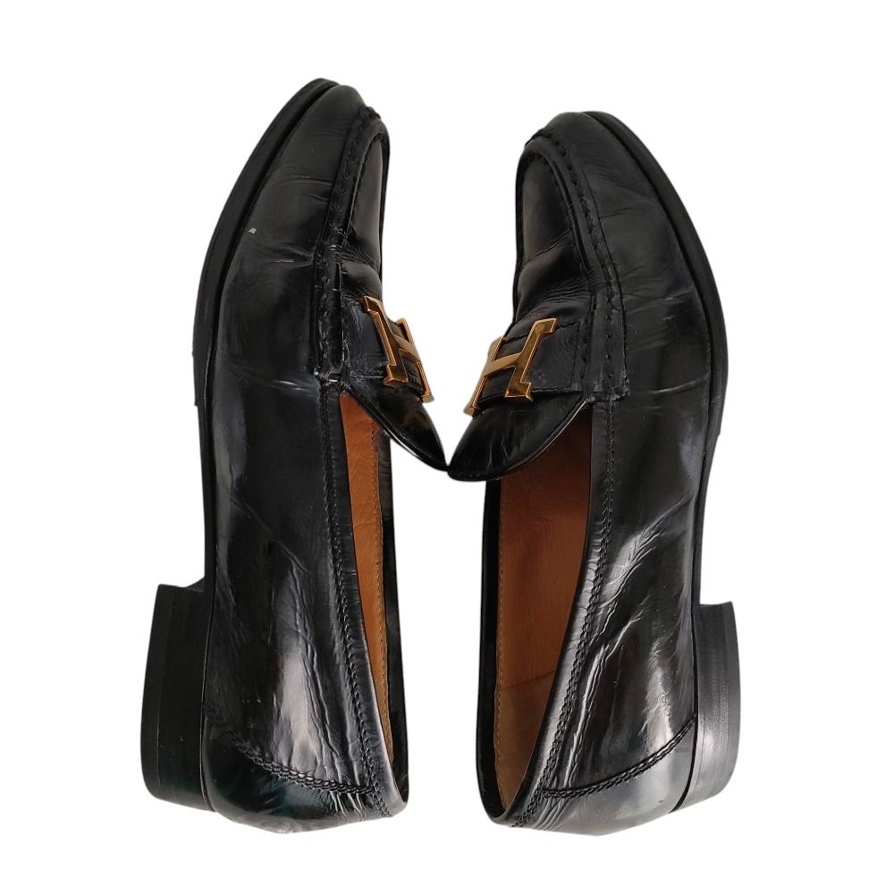 美品　HERMES　エルメス　ローファー 35ハーフ　コンスタンスHロゴ エルメス(HERMES)エルメス コンスタンス ローファー 靴