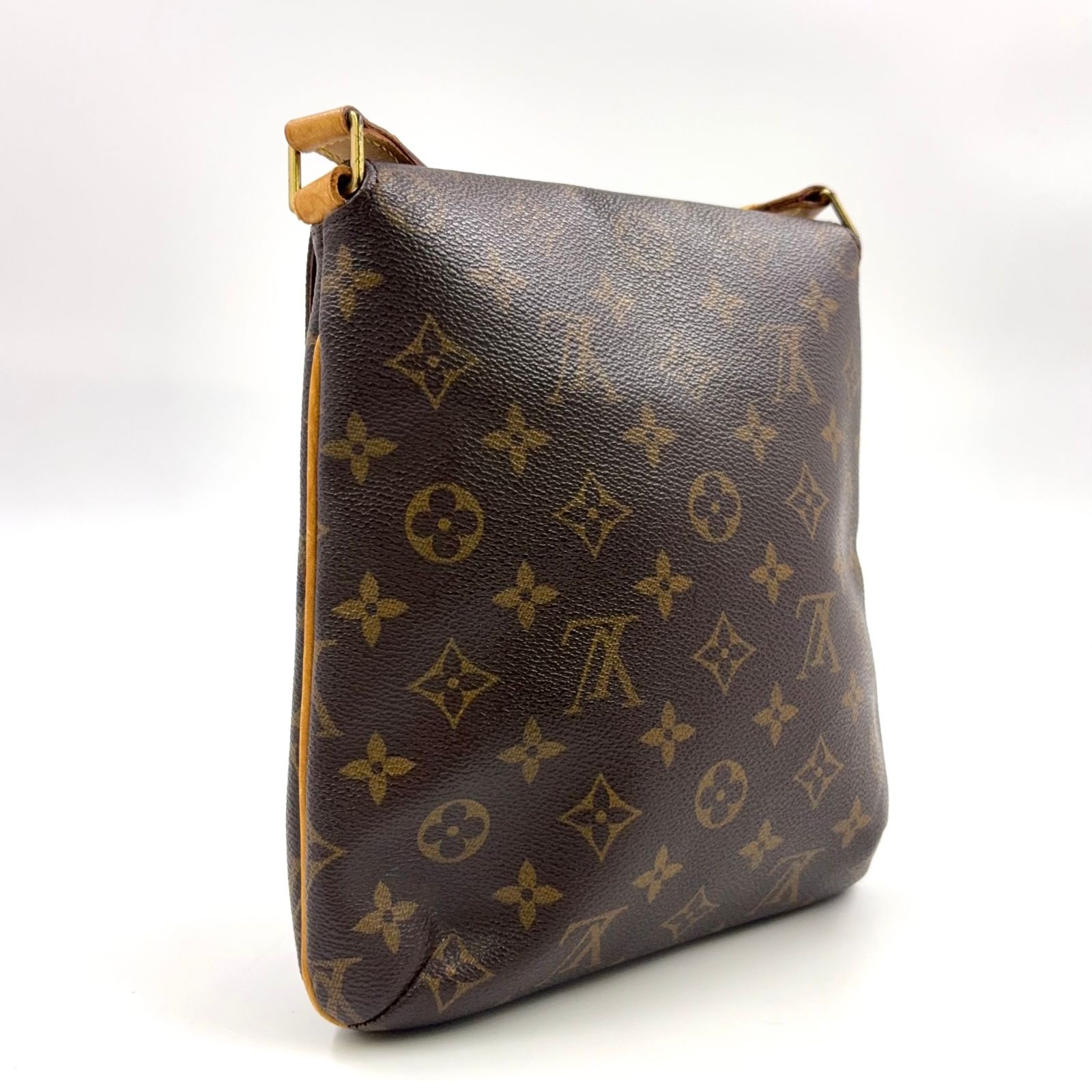 LOUIS VUITTON / ミュゼット・サルサ_モノグラム・キャンバス_ショートショルダー/PVC/BRW/総柄 LOUIS VUITTON◇ミュゼット・サルサ_モノグラム・キャンバス_ショート