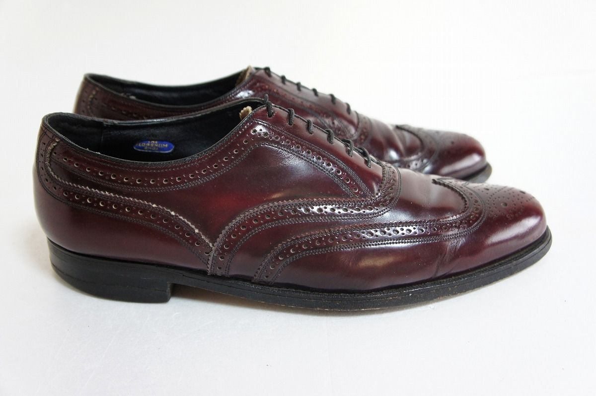海外最新 希少 FLORSHEIMフローシェイム HARVARD ハーバード ウイング 靴