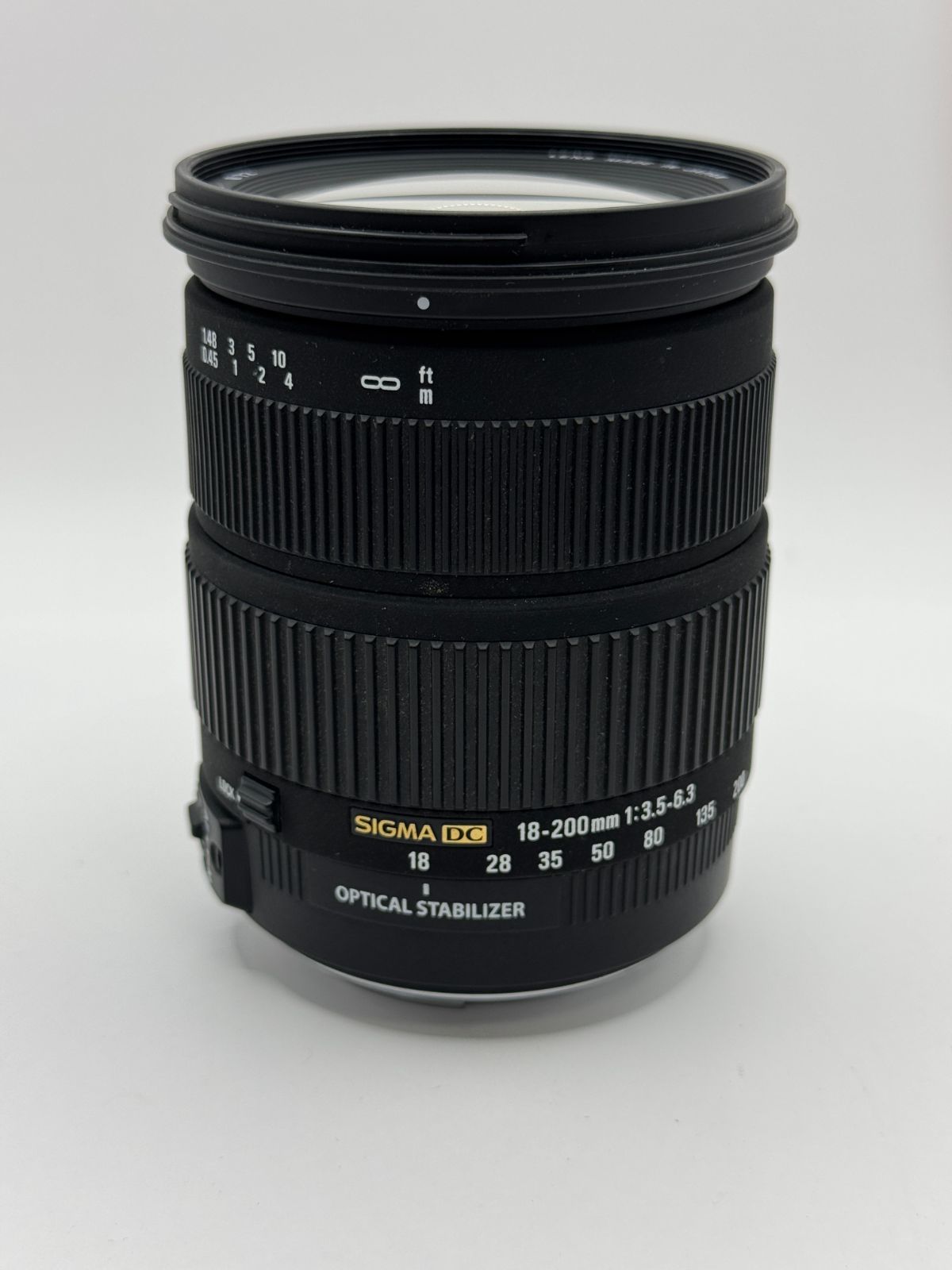 極上品] 人気 SIGMA シグマ zoom 18-200mm f3.5-6.3 DC OS キヤノン用