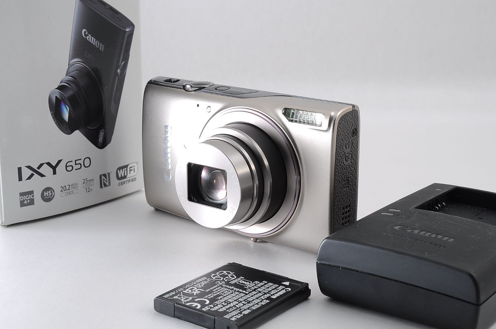 上品 Canon キヤノン IXY 650｜コンパクトなのに高画質 持ち歩きに最適な1台