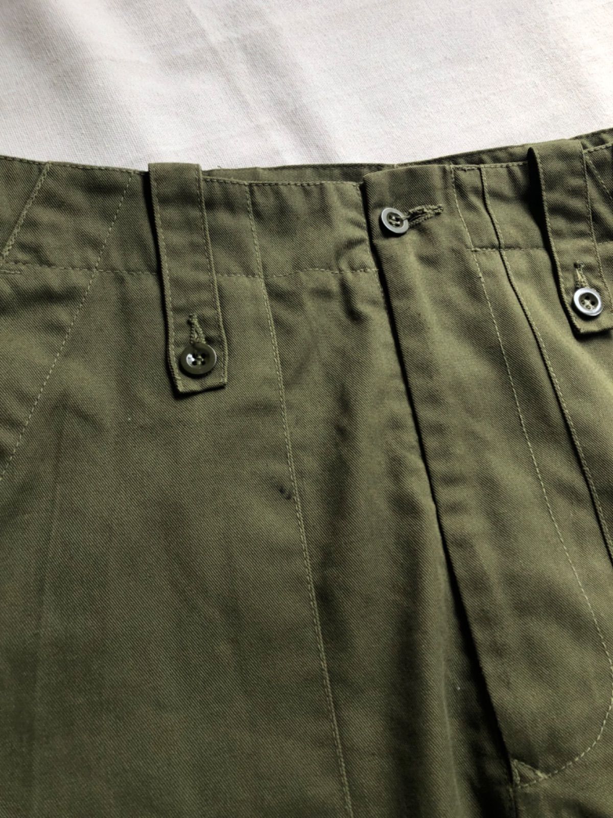 イギリス軍 ユーティリティ パンツ / 85 コットン オリーブ カーキ