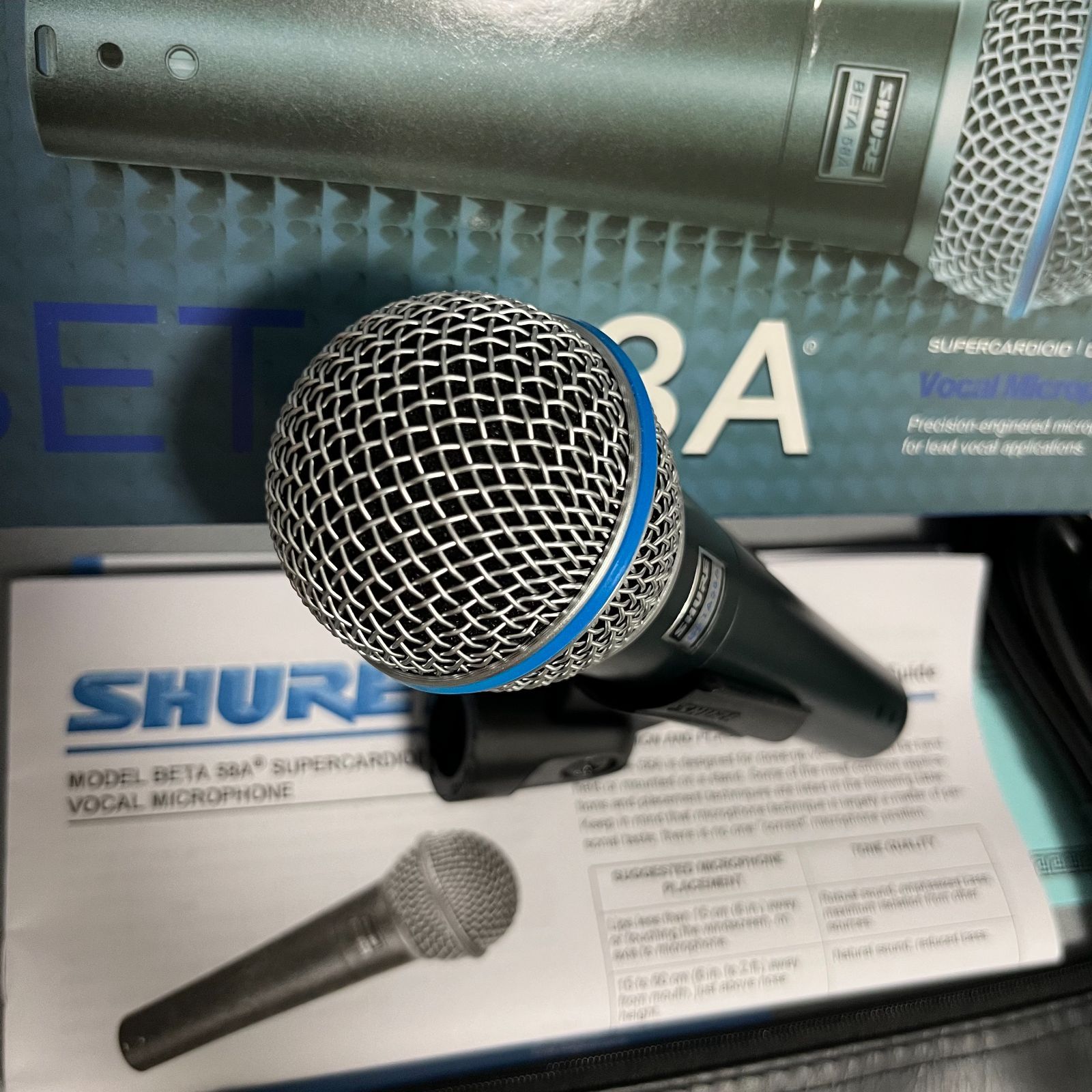 SHURE BETA58A ダイナミックマイク　未使用 SHURE BETA58A-J | ボーカル用ダイナミックマイク : ギター
