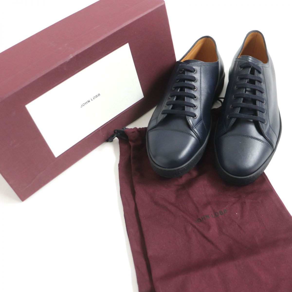 未使用品□JOHN LOBB/ジョンロブ LEVAH/レヴァー レースアップ