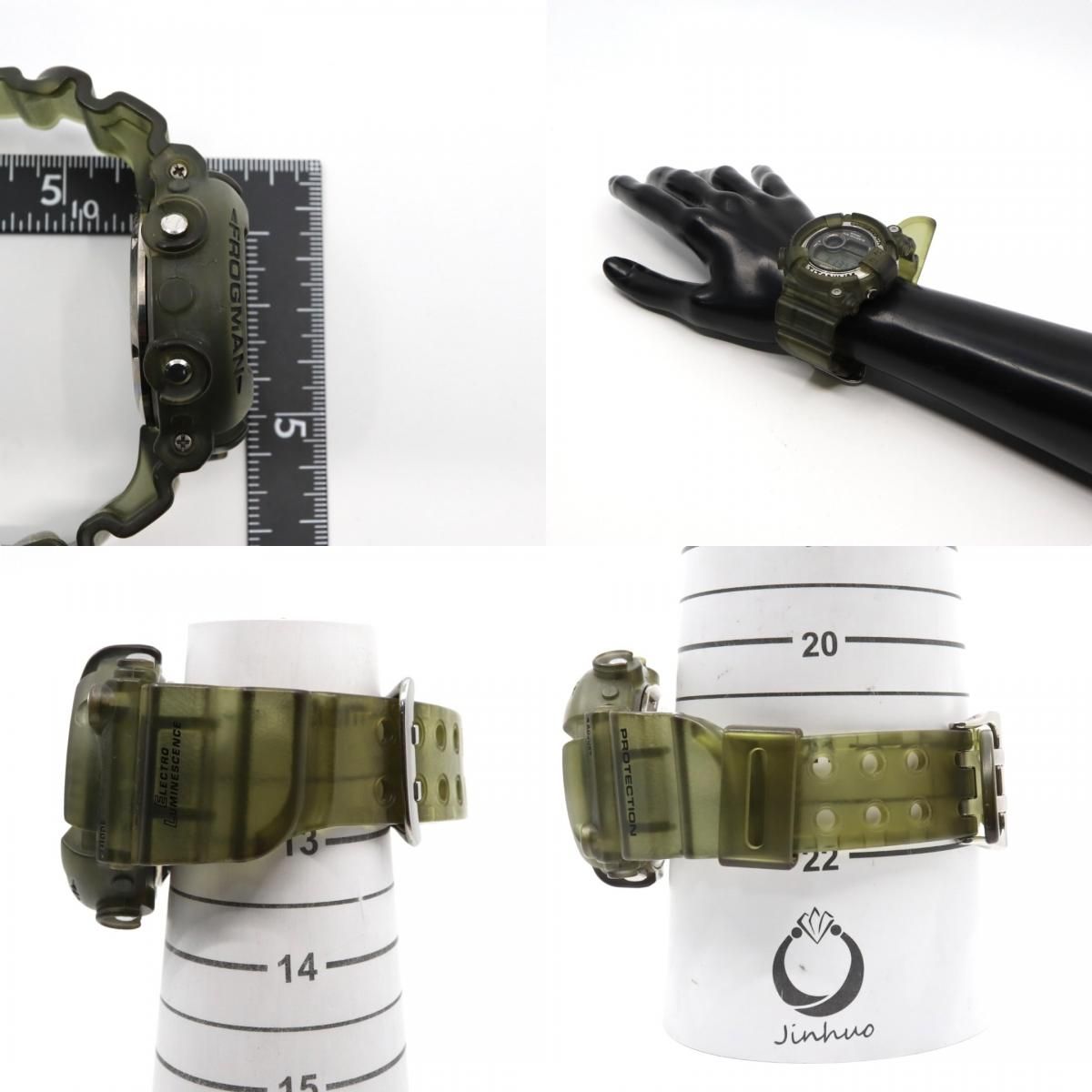 カシオ G-SHOCK FROGMAN DW-8200 フロッグマン 腕時計 メンズ デジタル チタン 200 M防水 スケルトン カーキ ヴィンテージ 90年代 ストリート カジュアル タフ クリーニング済み G 2