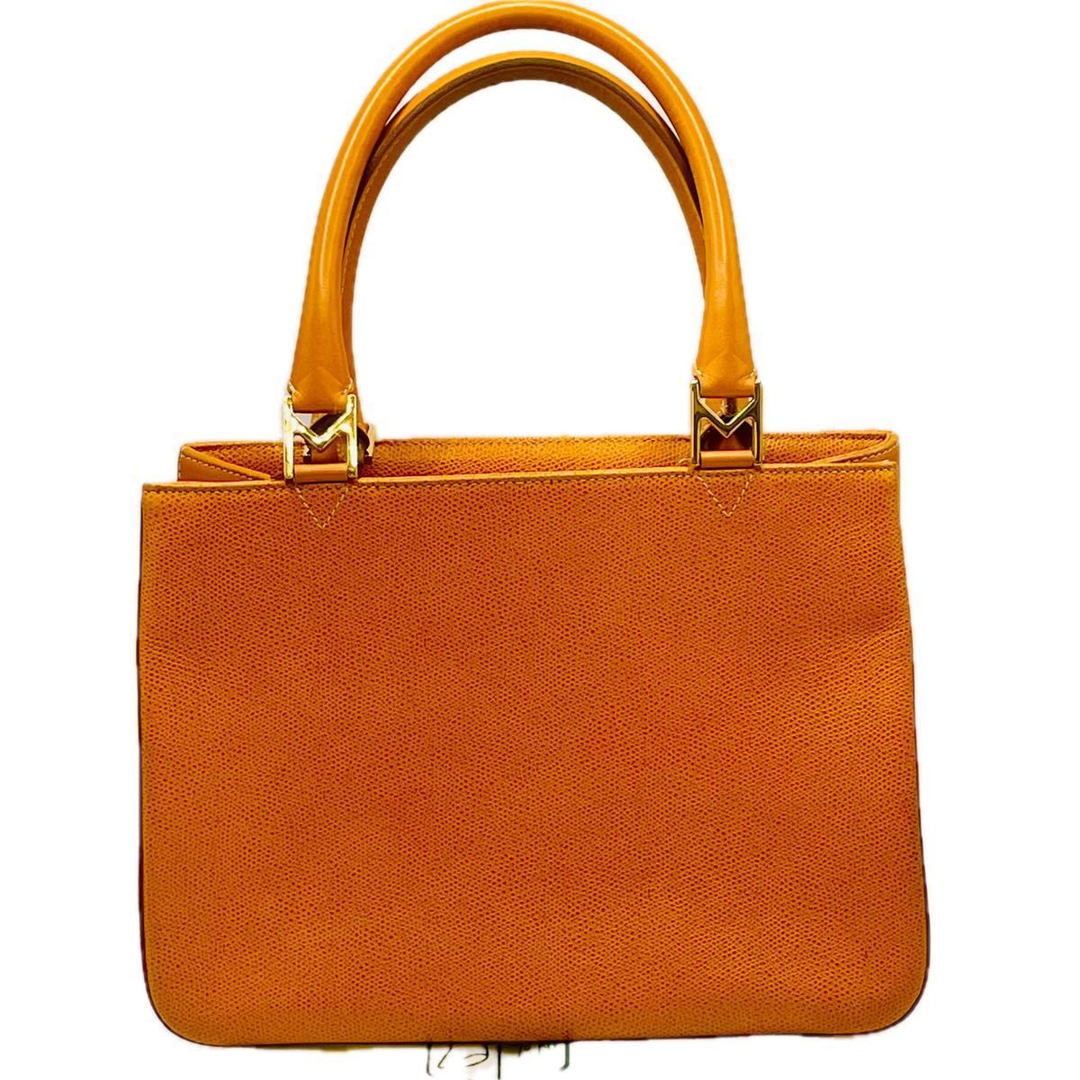 新品】MORABITO モラビト M金具 ハンドバッグ トートバッグ レザー 