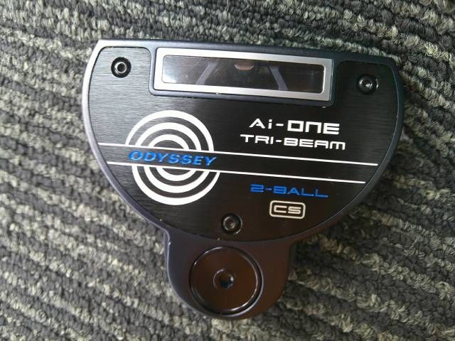 中古 パター オデッセイ Ai-ONE TRI-BEAM 2-BALL CS/STROKELAB