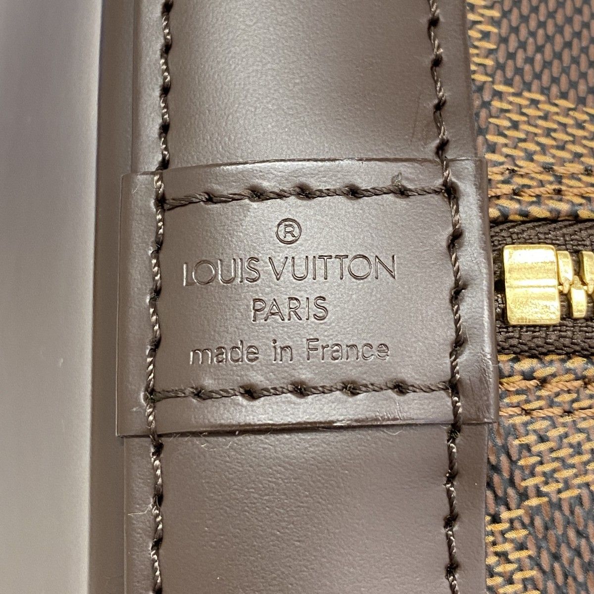 5gd4679-h】ルイヴィトン ハンドバッグ ダミエ アルマ N51131 エベヌ  