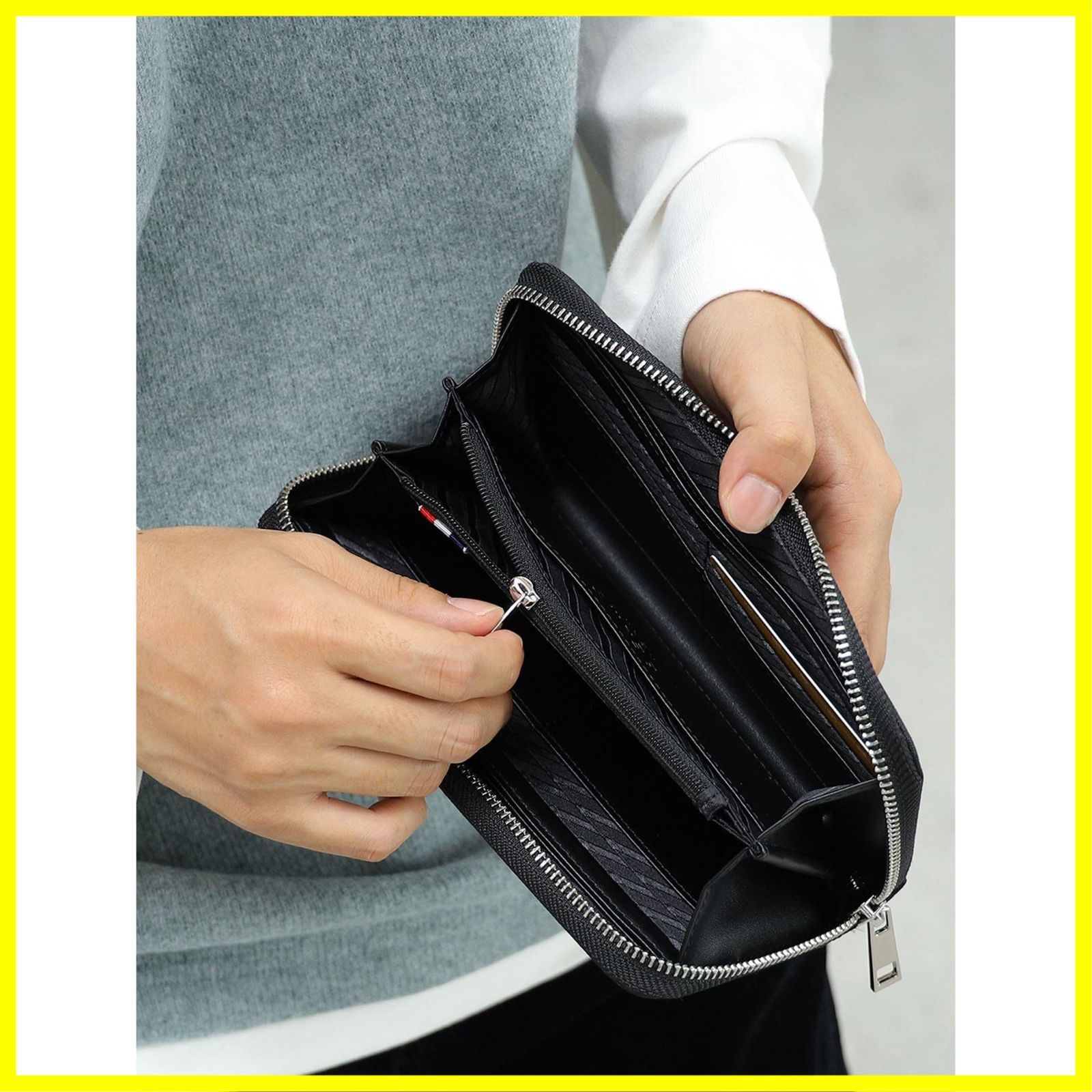 長財布 ポリエステル