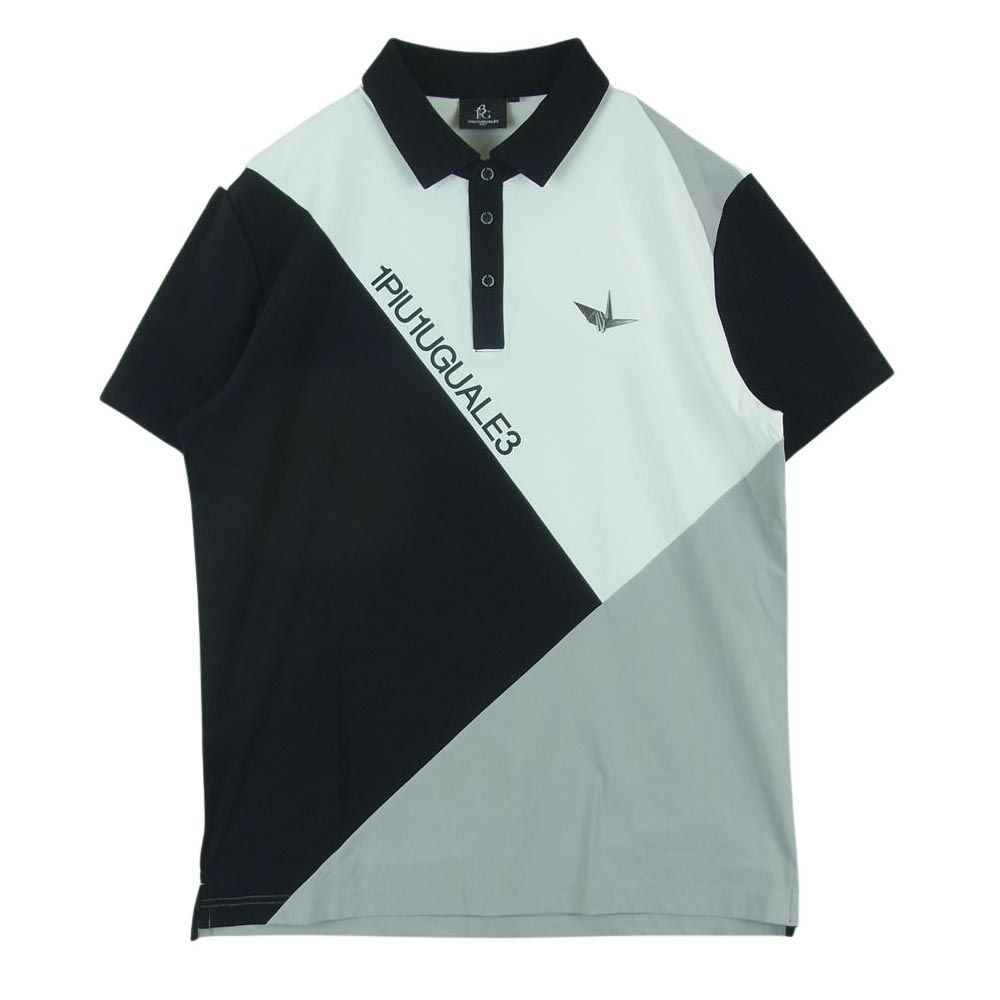 1PIU1UGUALE3 GOLF 長袖ポロシャツ M L ウノピゥウノウグァー