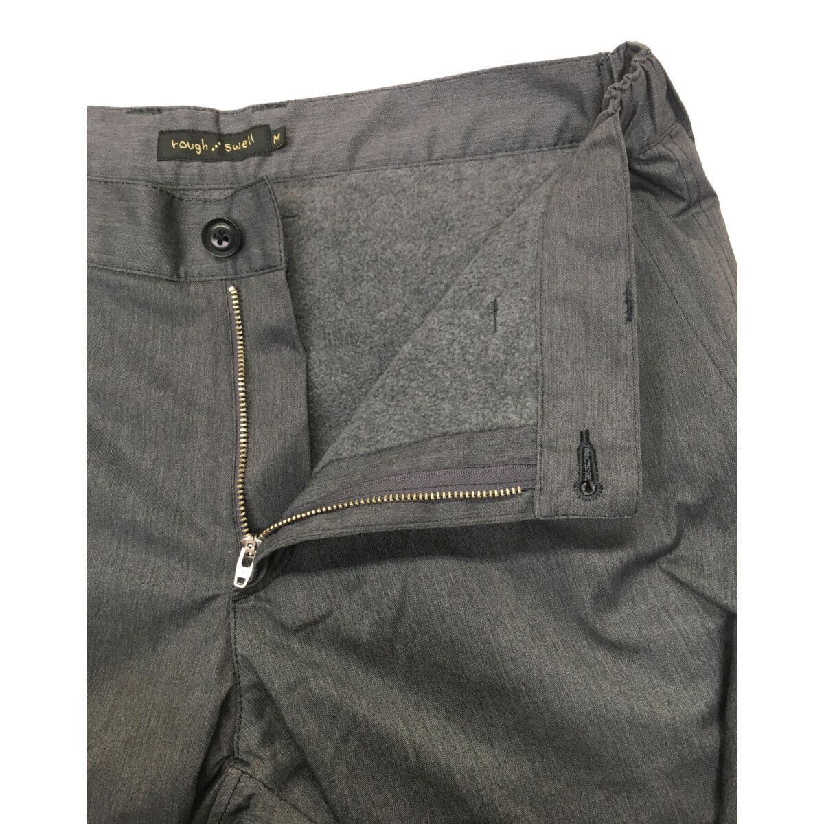 メンズ ラフ＆スウェル rough-swell パンツ M グレー 裏フリース素材 シンプル LLC-HASEGAWATOSO_COM