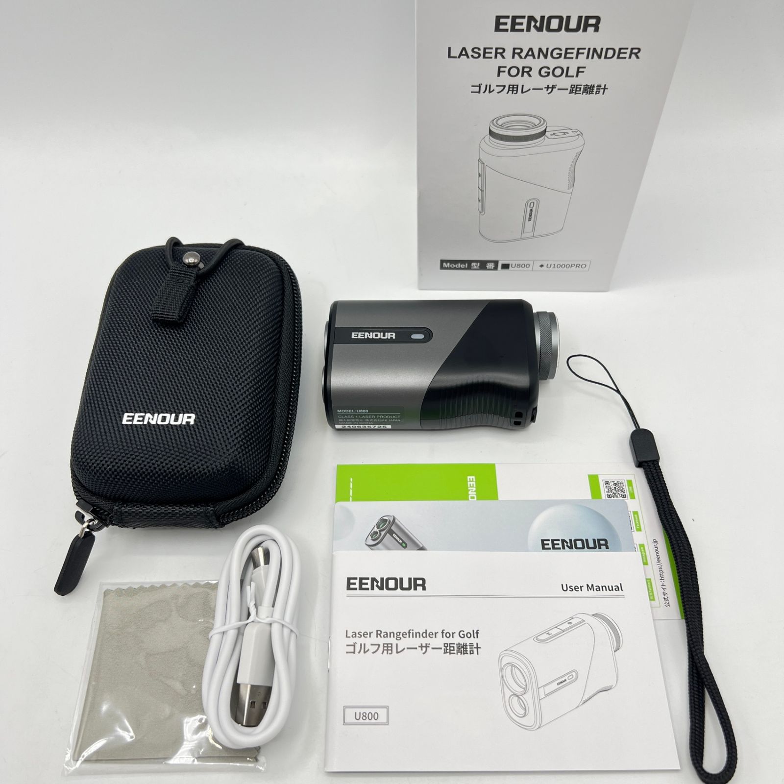 EENOUR U800 ブラック ゴルフレーザー距離計 イーノウ 本体