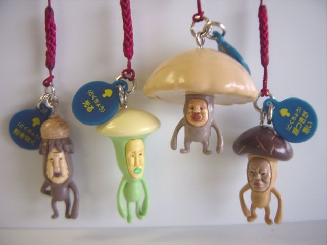 ♯Hui12EZこびとずかんキノコビトさん発見!根付全7種