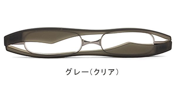 新品 ポッドリーダー スマート グレー +2.00 老眼鏡 シニアグラス リーディンググラス 携帯 podreader smart