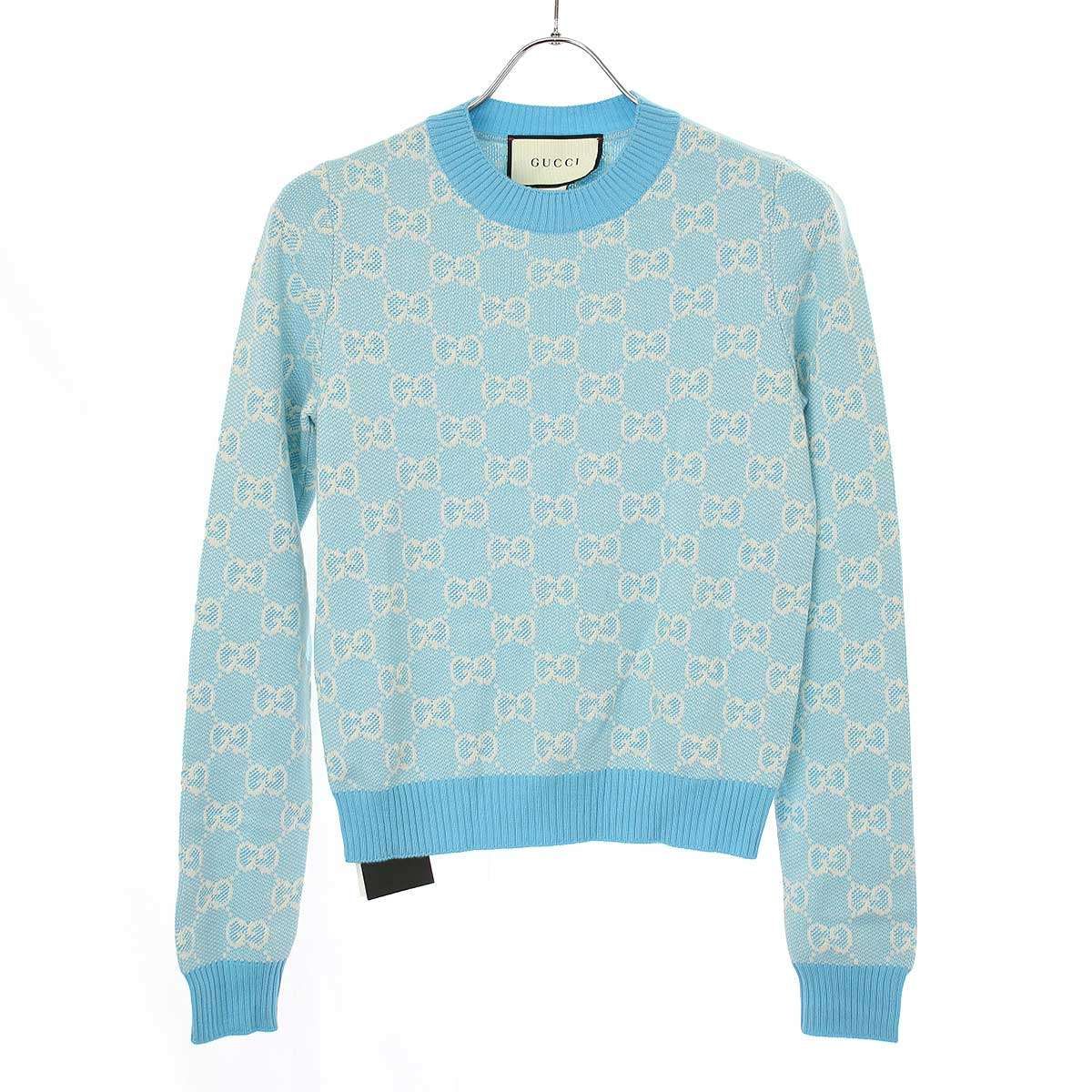 GUCCI グッチ 20AW GGジャガードコットンウールニットセーター 629459 