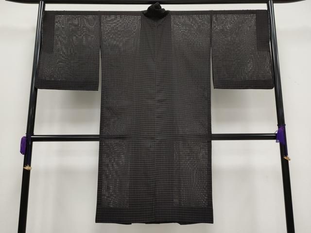 平和屋着物■極上　スリーシーズン　春夏秋　塵除け　道中着　ロング丈　間道　逸品　未使用　CZAA4244s5 平和屋着物▽極上 スリーシーズン 春夏秋 塵除け 道中着 ロング丈 吉野