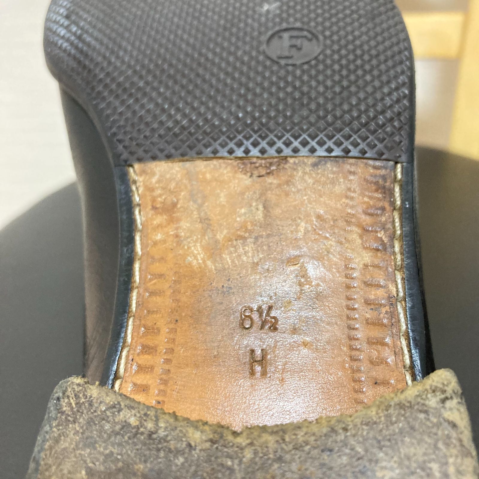 ア・テストーニ a.testoni 靴 24.5cm 黒 クロコダイル