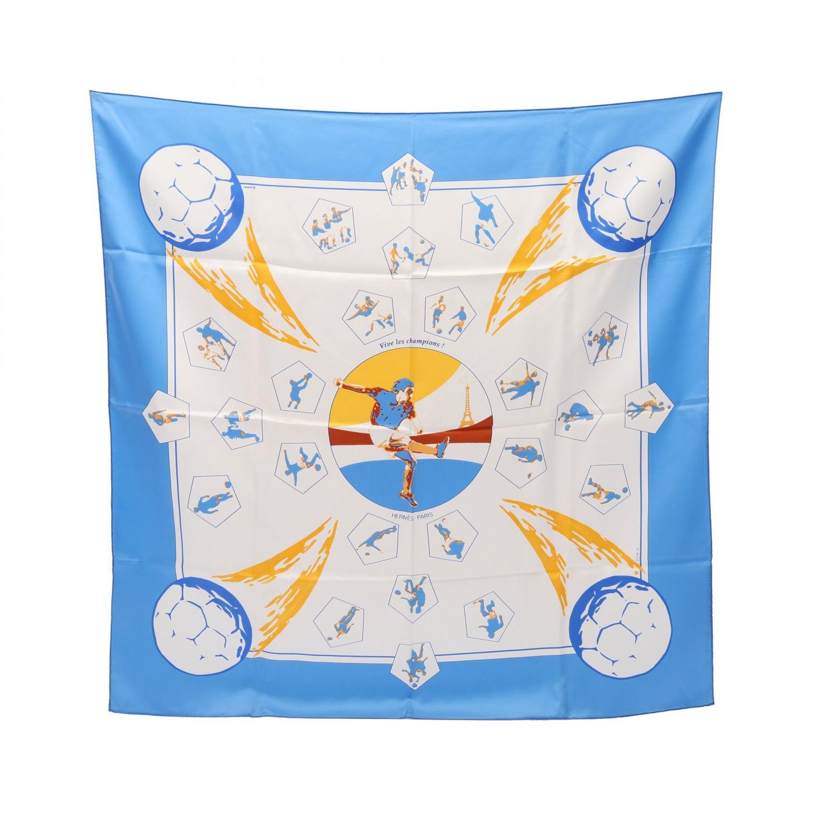 HERMES エルメス カレ90 Vive les champions! スカーフ