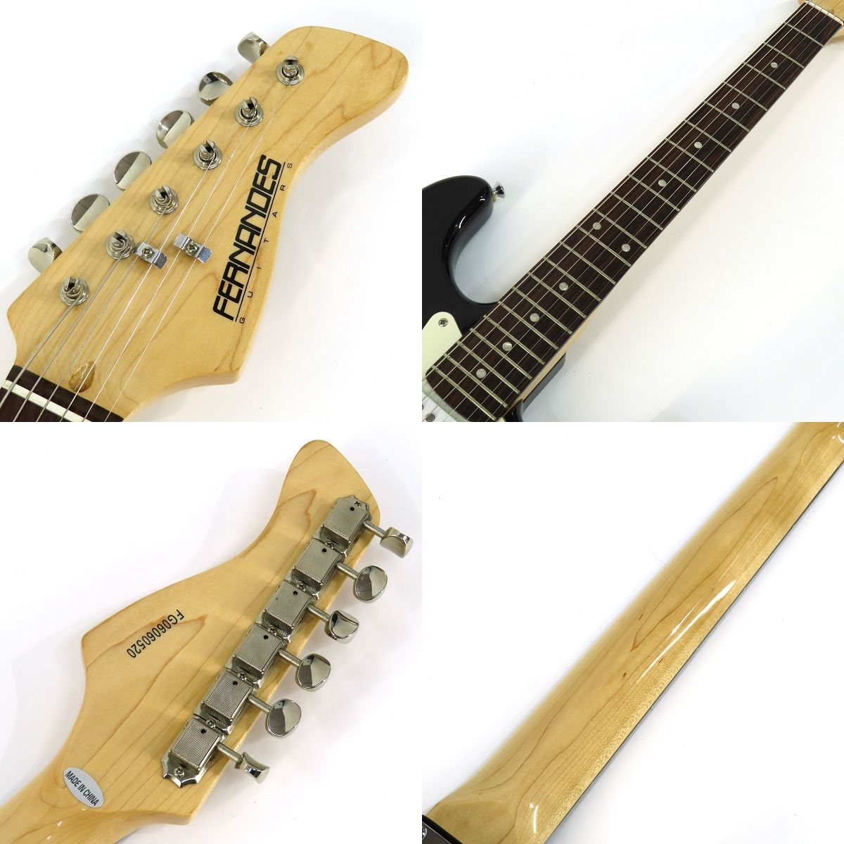 FERNANDES フェルナンデス LE-1Z ブラック ストラトキャスター エレキギター ※中古