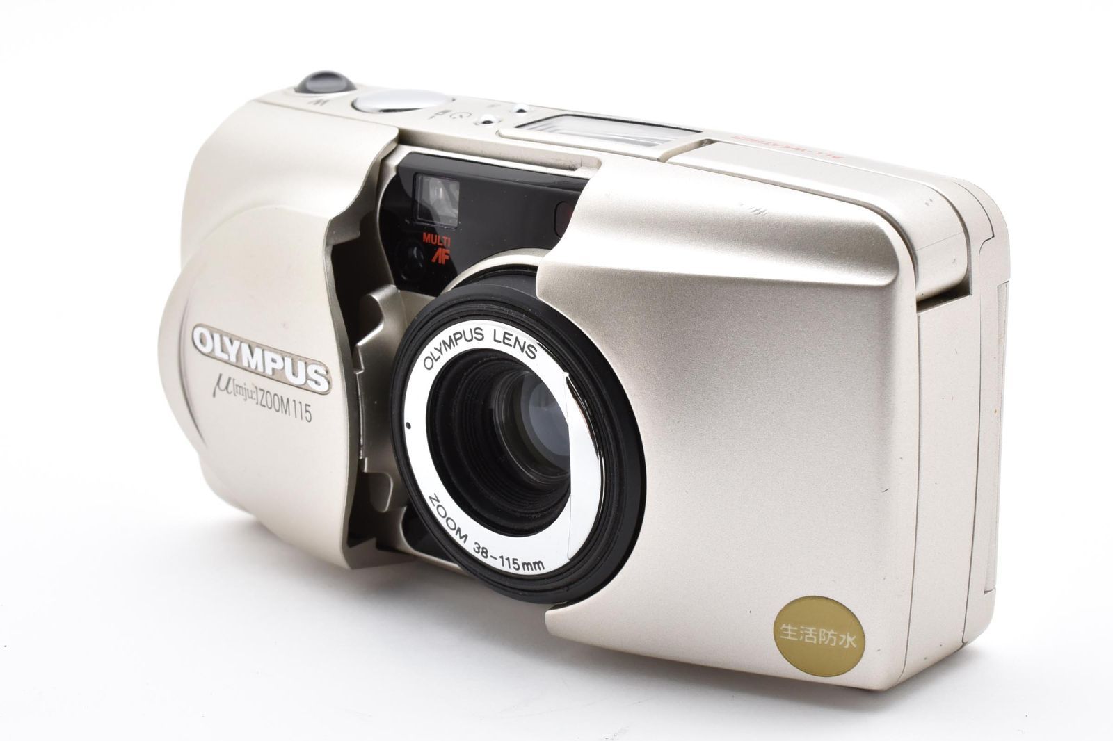  実用品 OLYMPUS オリンパス mju μ ミュー ZOOM 115 コンパクトフィルムカメラ き コンパクトカメラ(フィルム) フィルムカメラ