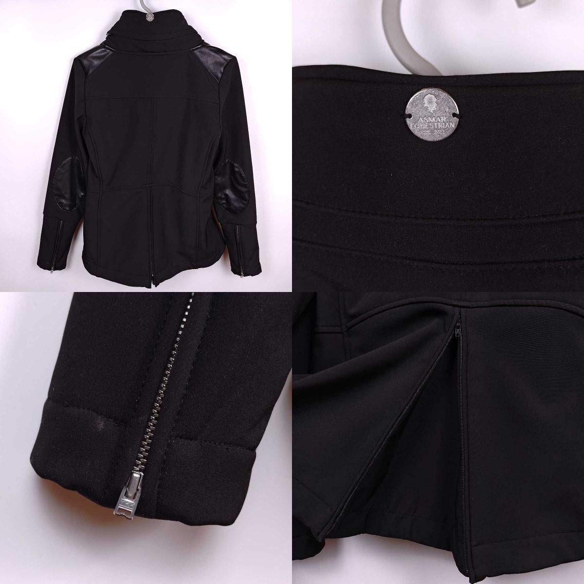 ノエルアスマール NOEL ASMAR EQUESTRIAN ストレッチ ライディングジャケット XS ブラック レディース 乗馬 馬術 ノエルアスマール NOEL ASMAR EQUESTRIAN ストレッチ