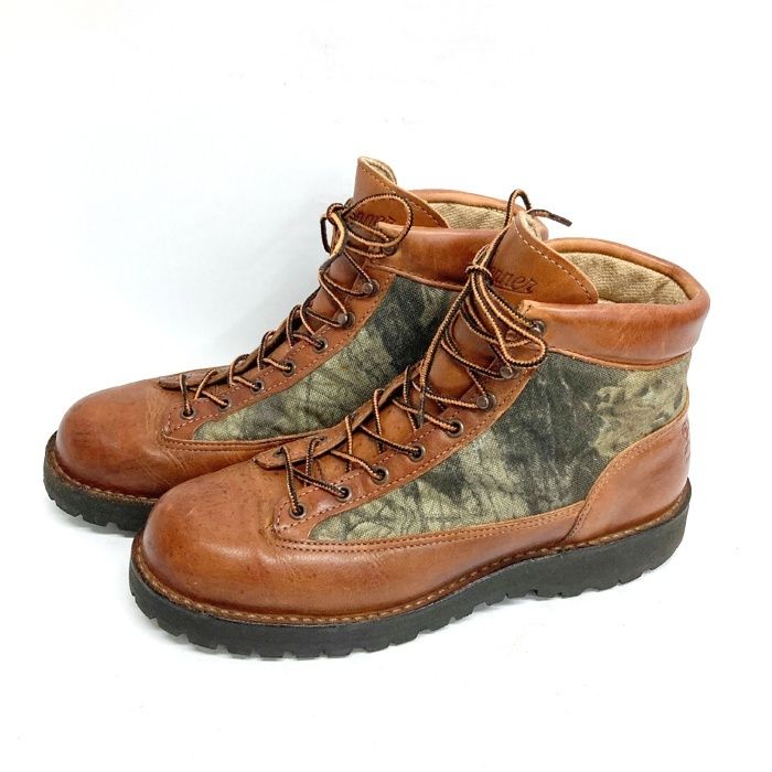 Danner ダナー 33002X DANNER LIGHT 2 CAMO GORE-TEX ダナーライト2 リアルツリー柄 ゴアテックス レースアップブーツ ブラウン sizeUS9.5