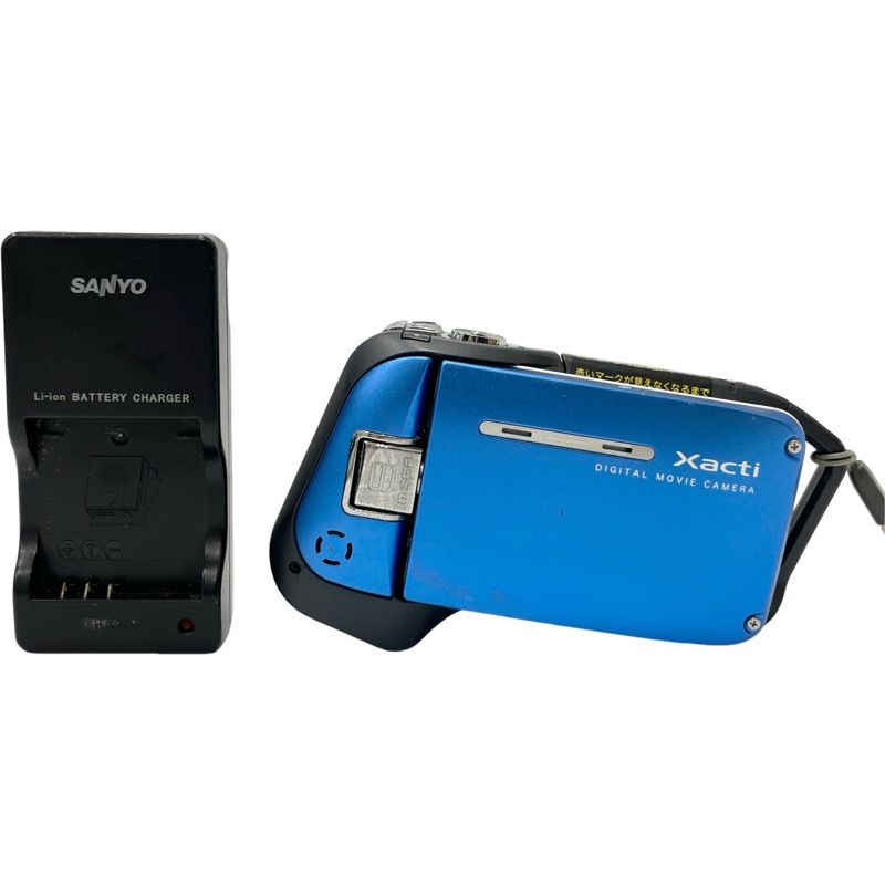 豪華 SANYO ビデオカメラ ハンディーカム ブルー 'DMX-CA8 Xacti ビデオカメラ